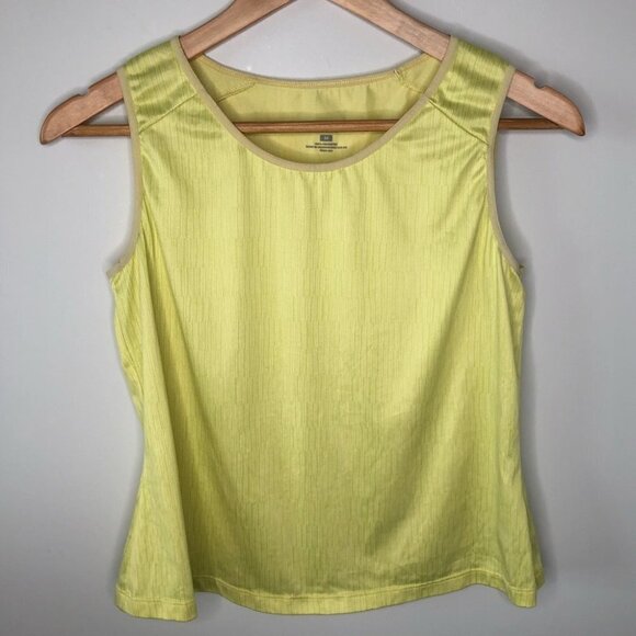 PATAGONIA Yellow Capilene Base Layer  Tank Top Size Medium - Picture 1 of 3
